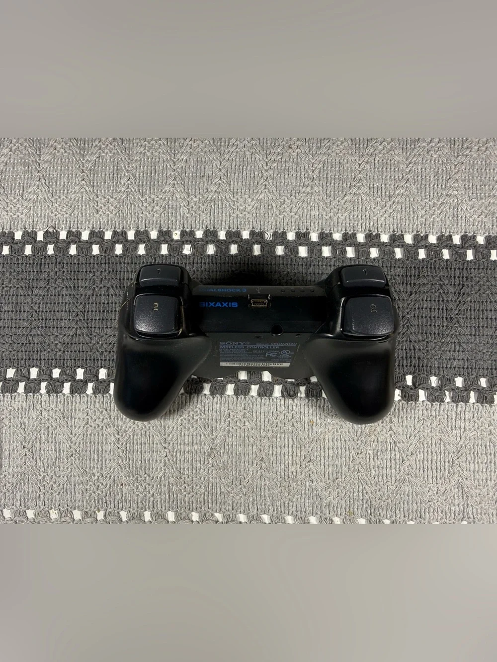 Sony PS3 DualShock 3 Wireless Controller Black OEM Great Condition Tested